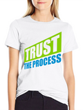 Trust the Process Graphic Tee - Black