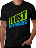 Trust the Process Graphic Tee - Black