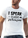 Funny Sarcasm T-Shirt - I Speak Fluent Sarcasm Tee