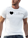 I Heart Coffee Black T-Shirt