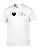 I Heart Coffee Black T-Shirt