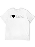 I Heart Coffee Black T-Shirt