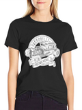 Rockabilly Hotrod Rebel Black T-Shirt