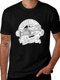 Rockabilly Hotrod Rebel Black T-Shirt