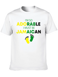 Adorable Jamaican Baby Footprint T-Shirt