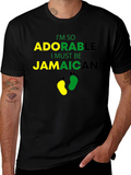Adorable Jamaican Baby Footprint T-Shirt
