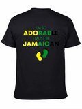 Adorable Jamaican Baby Footprint T-Shirt