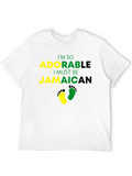 Adorable Jamaican Baby Footprint T-Shirt