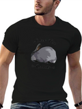 Silver Fox Rabbits Black T-Shirt