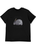 Silver Fox Rabbits Black T-Shirt