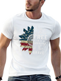 Patriotic Sunflower Graphic Tee